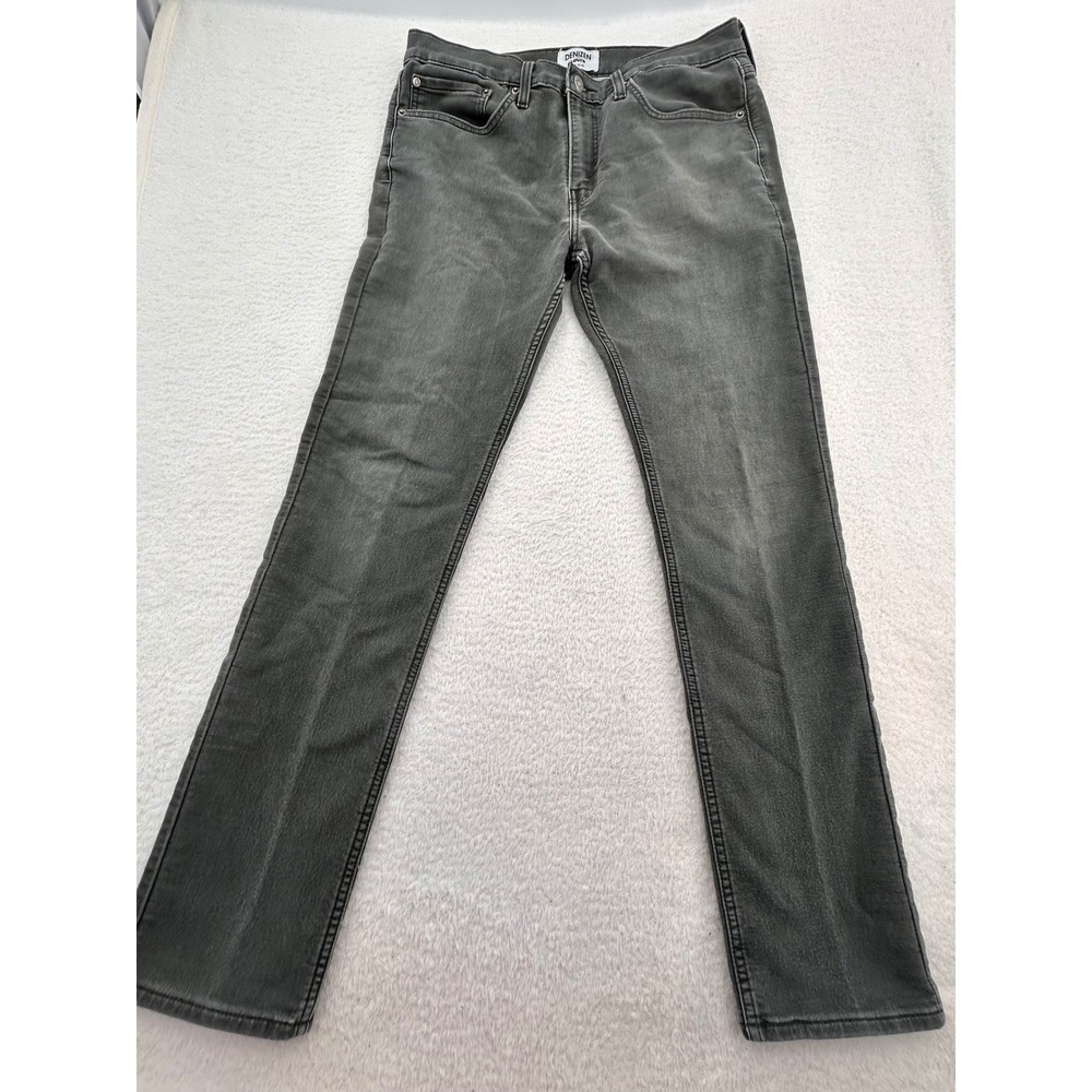 Denizen from Levis 216 Slim Jeans Mens Gray Faded Denim Pants 34x32 Blemish
